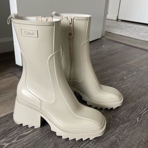 Chloe PVC Rainboots. Size 39. Worn 5 times
